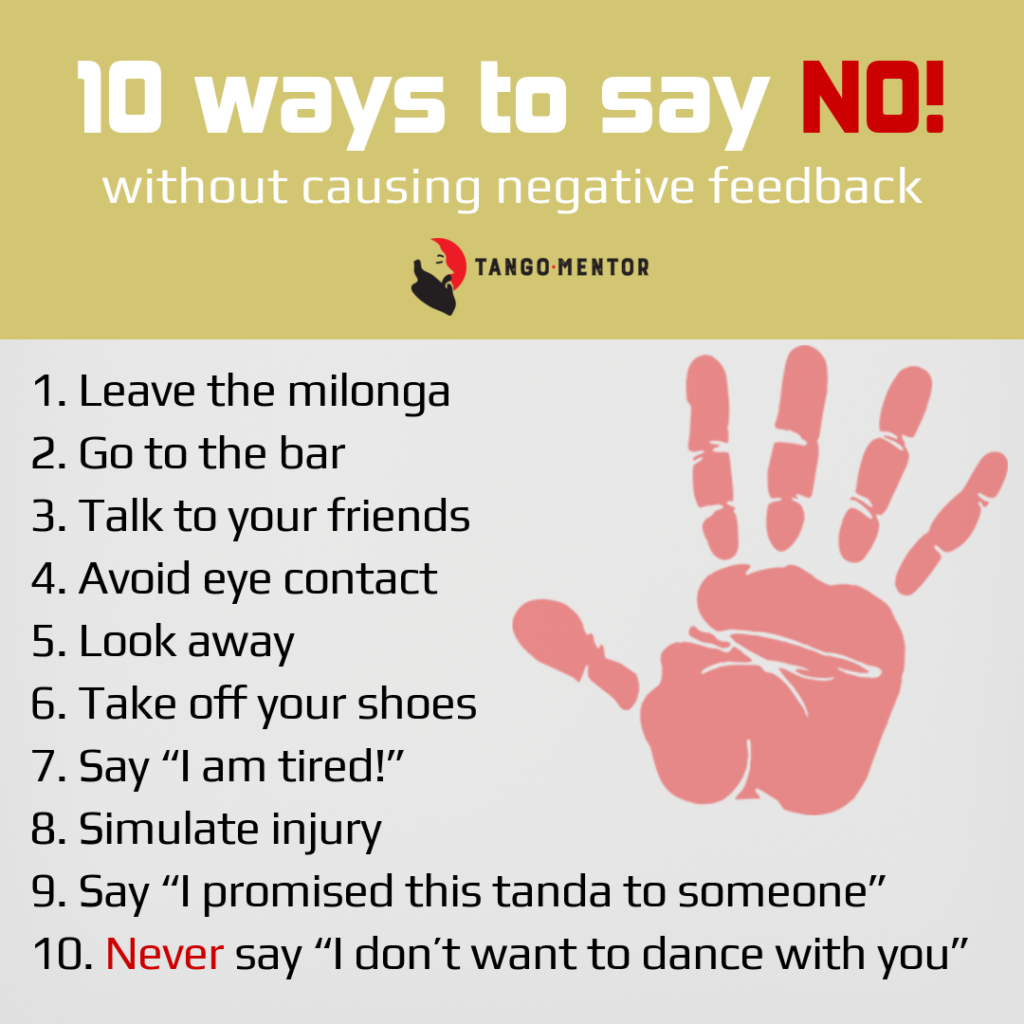 10 Ways To Say No Tango Mentor